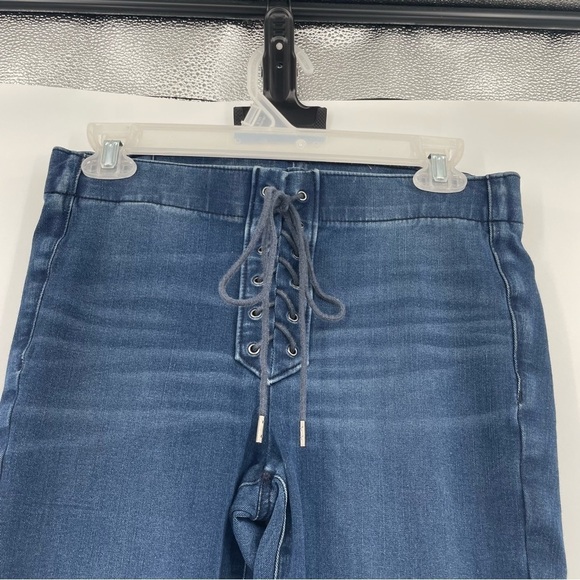 American Eagle Jeans Lace Up Front closure 360 Next level stretch Skinny Pull o - Picture 2 of 10